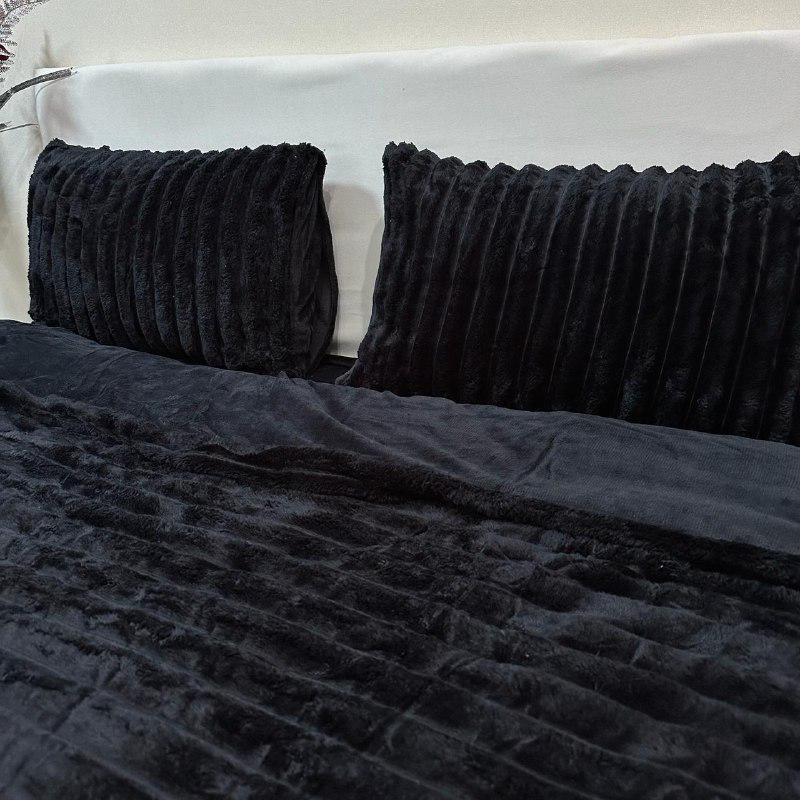 Комплект постільної білизни Шарпей мікрофібра наволочки 50х70 см 2 шт. Чорний (29356762) - фото 3