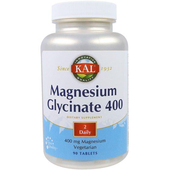Микроэлемент Магний KAL Magnesium Glycinate 400 400 мг 90 таблеток (CAL-81109)