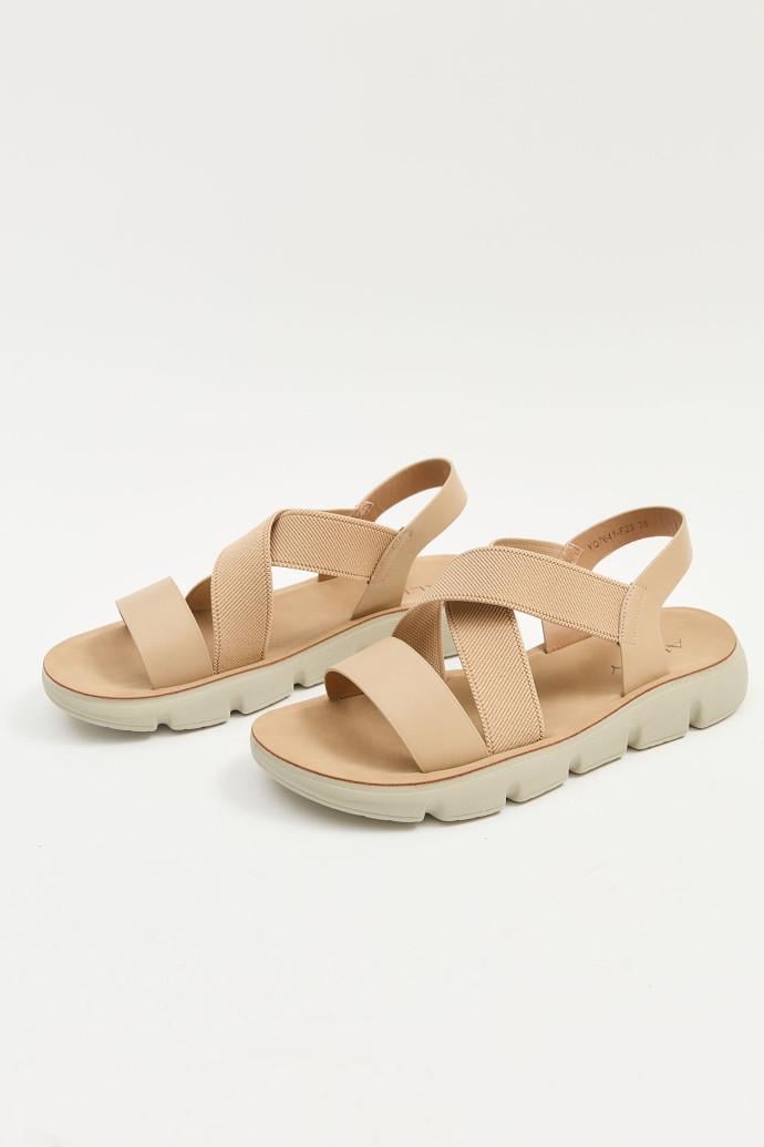 Босоніжки жіночі ALLSY 198414 р. 38 Бежевий (21360_38)