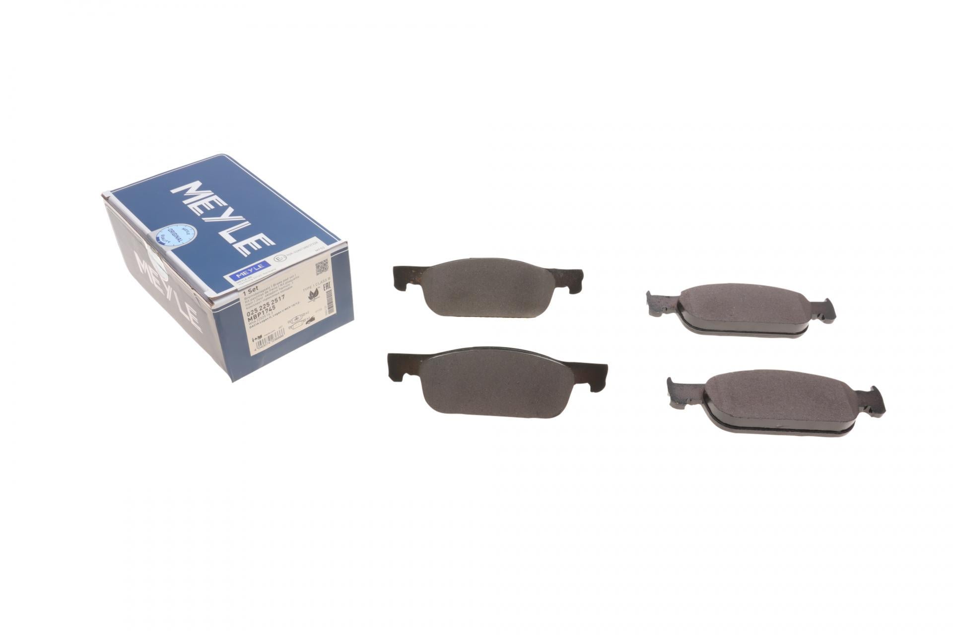 Колодки тормозные передние Meyle для Renault Logan II/Clio IV/Sandero II 12- (025 225 2517)