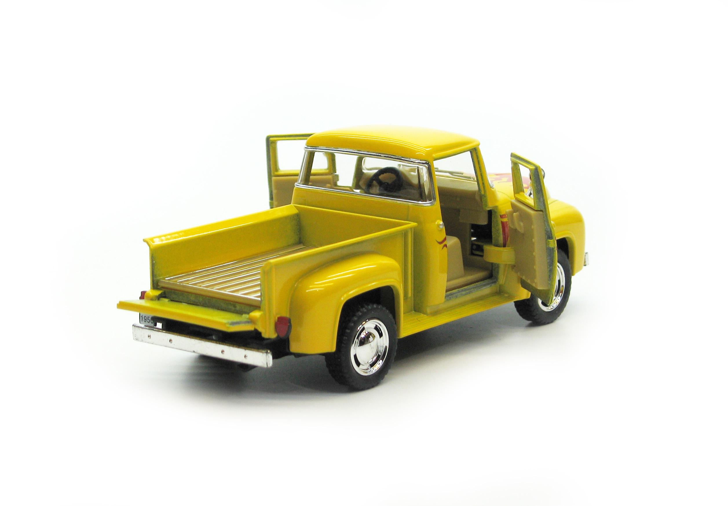 Машина металлическая KT5385F Ford F-100 Pickup with printing 1956 - фото 5 Машина металлическая KT5385F Ford F-100 Pickup with printing 1956 - фото 5