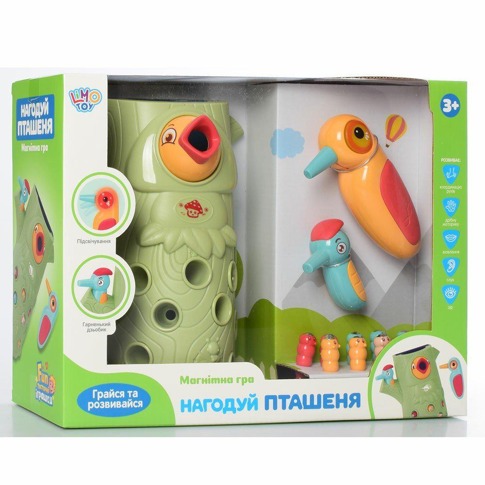 Гра магнітна TK Group Нагодуй пташок 9 черв'ячків/пташки з магнітним кльовиком/1 пташка зі світловими та звуковими ефектами (13353494)