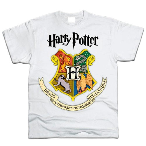Футболка Fruit of the Loom "Harry Potter" Hogwarts XXL Белый (7194116)