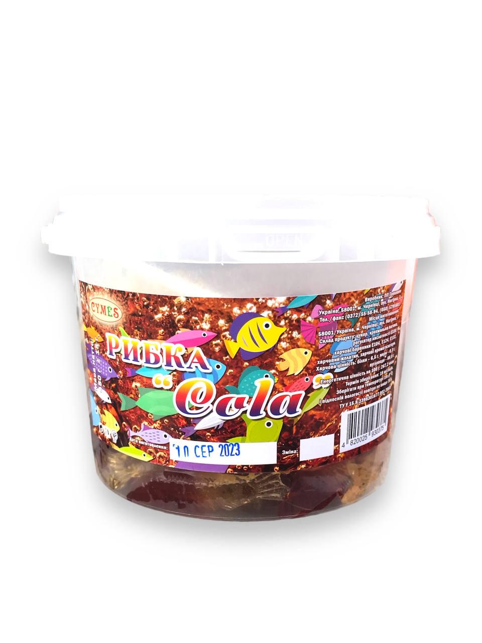 Мармелад жевательный Жувасики Рыбка кола 450 г 150 шт. (00000005975)