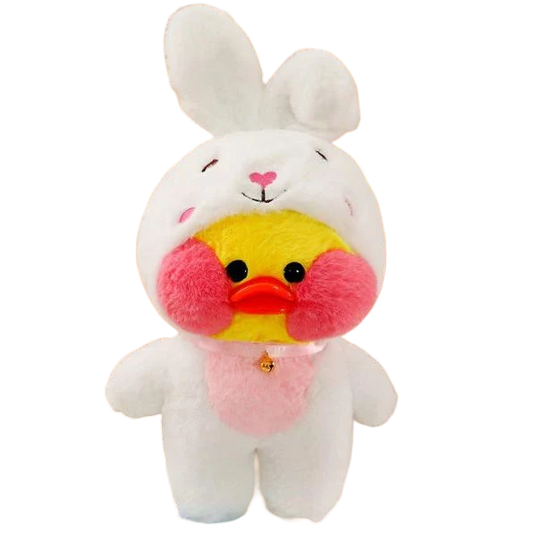М'яка іграшка Resteq качка Лалафанфан у костюмі зайчика 30 см (VA-1430293781) М'яка іграшка Resteq качка Лалафанфан у костюмі зайчика 30 см (VA-1430293781)