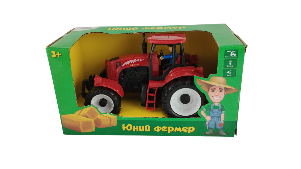 Игрушечный Трактор инерционный Юный Фермер (000100)