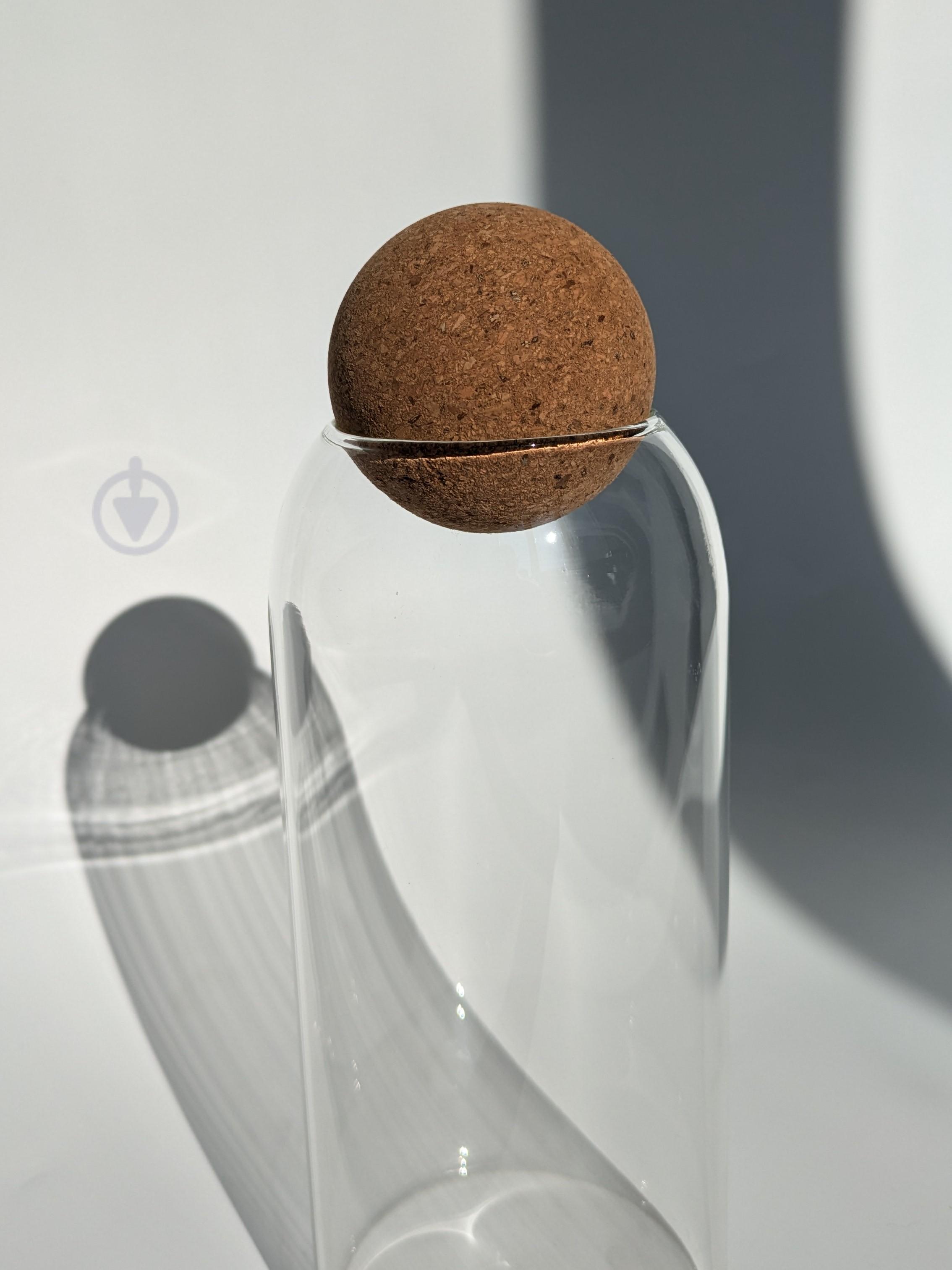 Графин із пробкою 1,1 л Прозорий (1468) - фото 3 Графин із пробкою 1,1 л Прозорий (1468) - фото 3