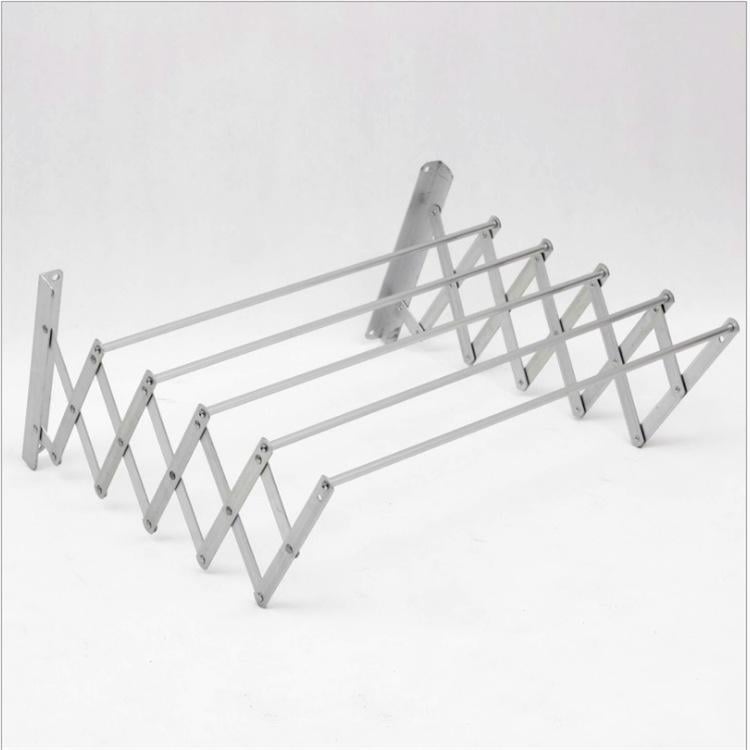 Вішалка-сушарка настінна LS-7827 розсувна для одягу 80х70х26,5 см White (784780574)