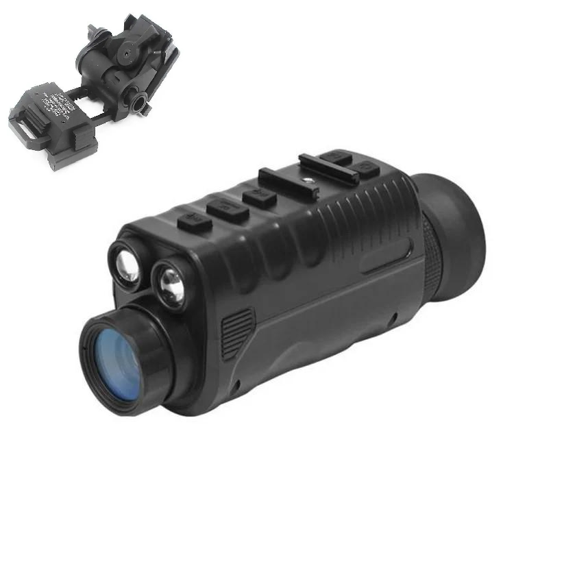 Монокулярный прибор ночного видения NVG 40 с креплением на шлем Wilcox L4G24 до 500 м в темноте Черный Монокулярный прибор ночного видения NVG 40 с креплением на шлем Wilcox L4G24 до 500 м в темноте Черный