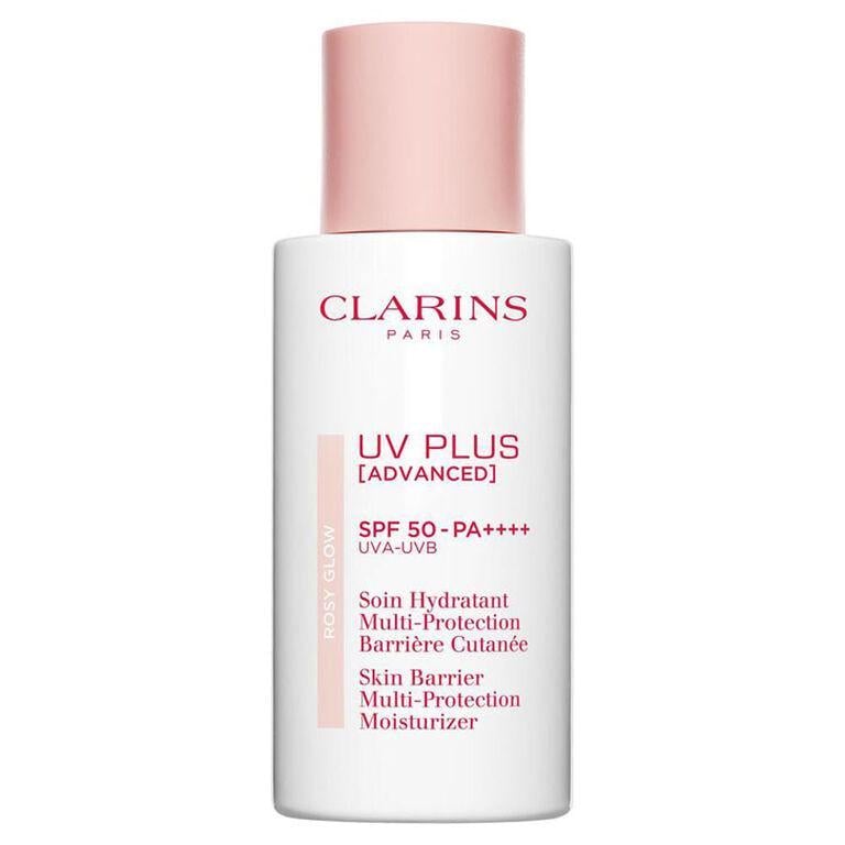 Тонирующий солнцезащитный флюид для лица Clarins UV Plus Advanced SPF 50 PA++++ Rosy Glow 50 мл