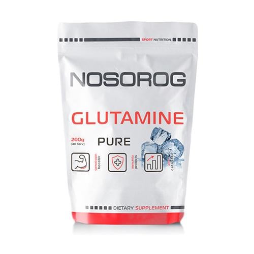 Глютамін для спорту Nosorog Nutrition Glutamine 200 г 40 порцій Pure