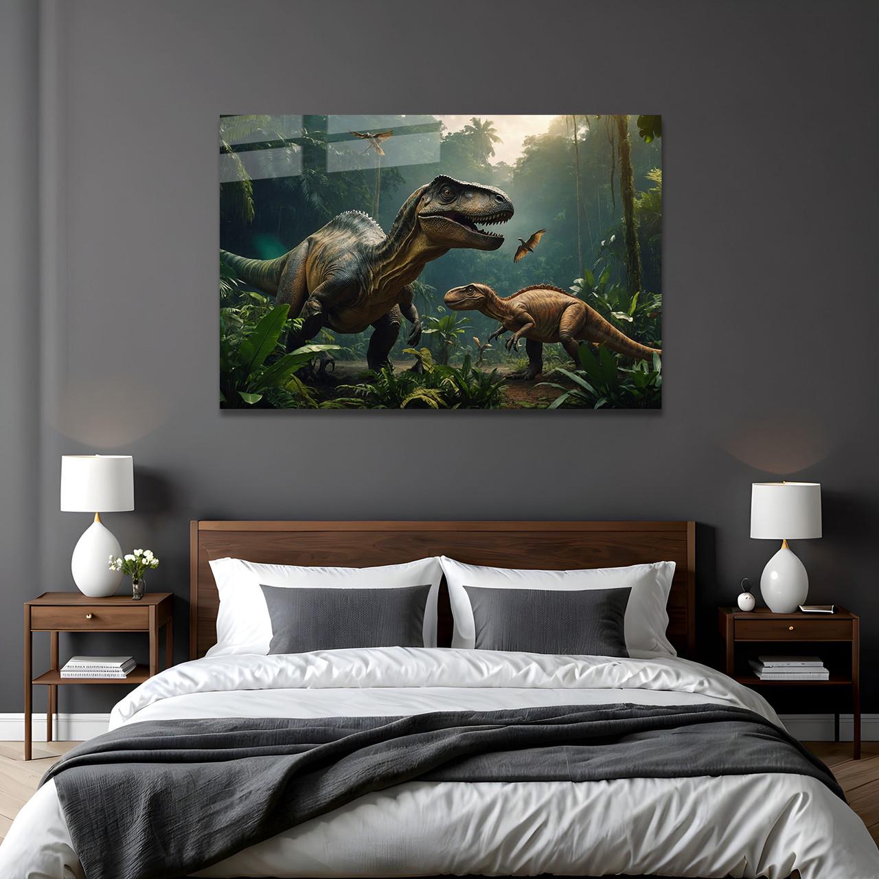 Картина на стекле NovellaPrint Мир динозавров 75х50 см (516.2) - фото 5