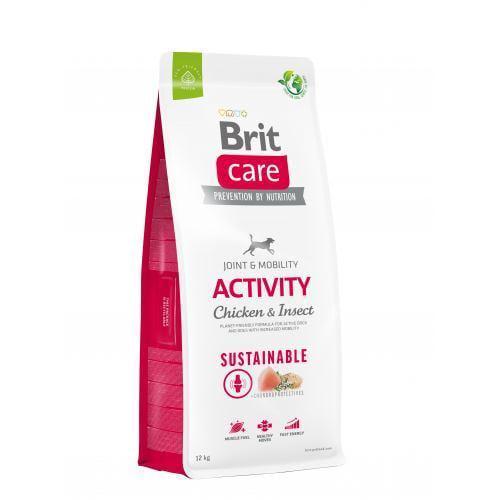 Корм сухой Brit Care Dog Sustainable Activity для собак с повышенной активностью с курицей и насекомыми 12 кг