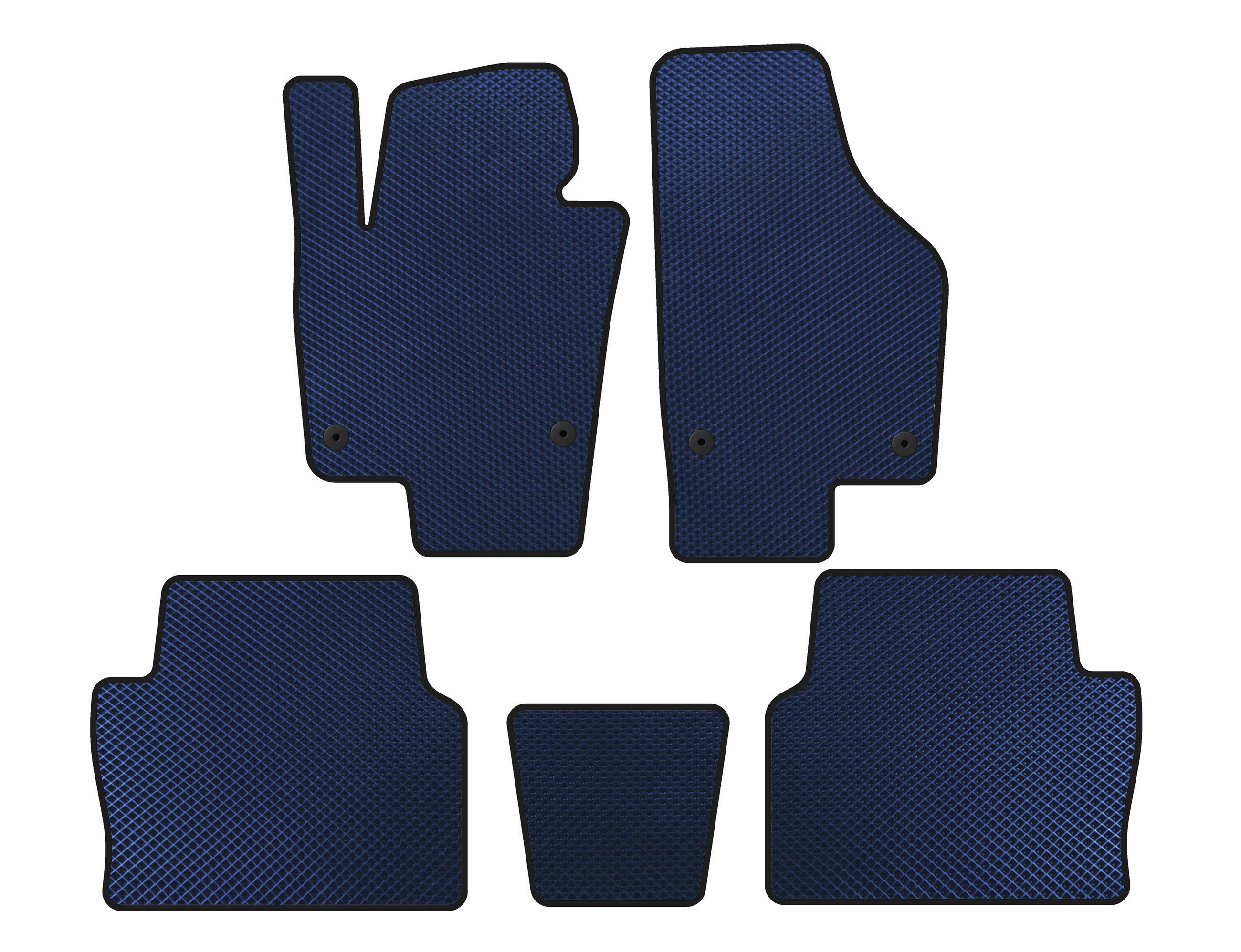Коврики EVA Digital Designs для Seat Alhambra 2010- гг. этилвинилацетат 2 ряда Синий Коврики EVA Digital Designs для Seat Alhambra 2010- гг. этилвинилацетат 2 ряда Синий