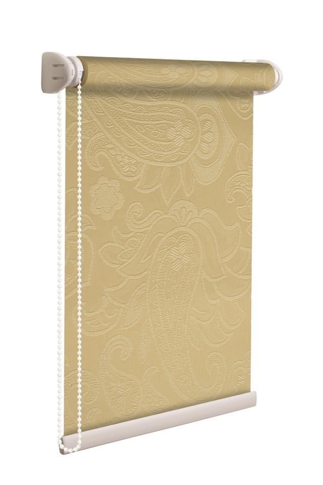 Рулонная штора NewTex Дели LUX 210х165 см Бежевый (1839)