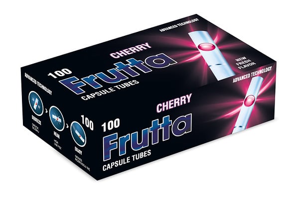 Сигаретные гильзы Frutta Cherry для табака с капсулой 100 шт.