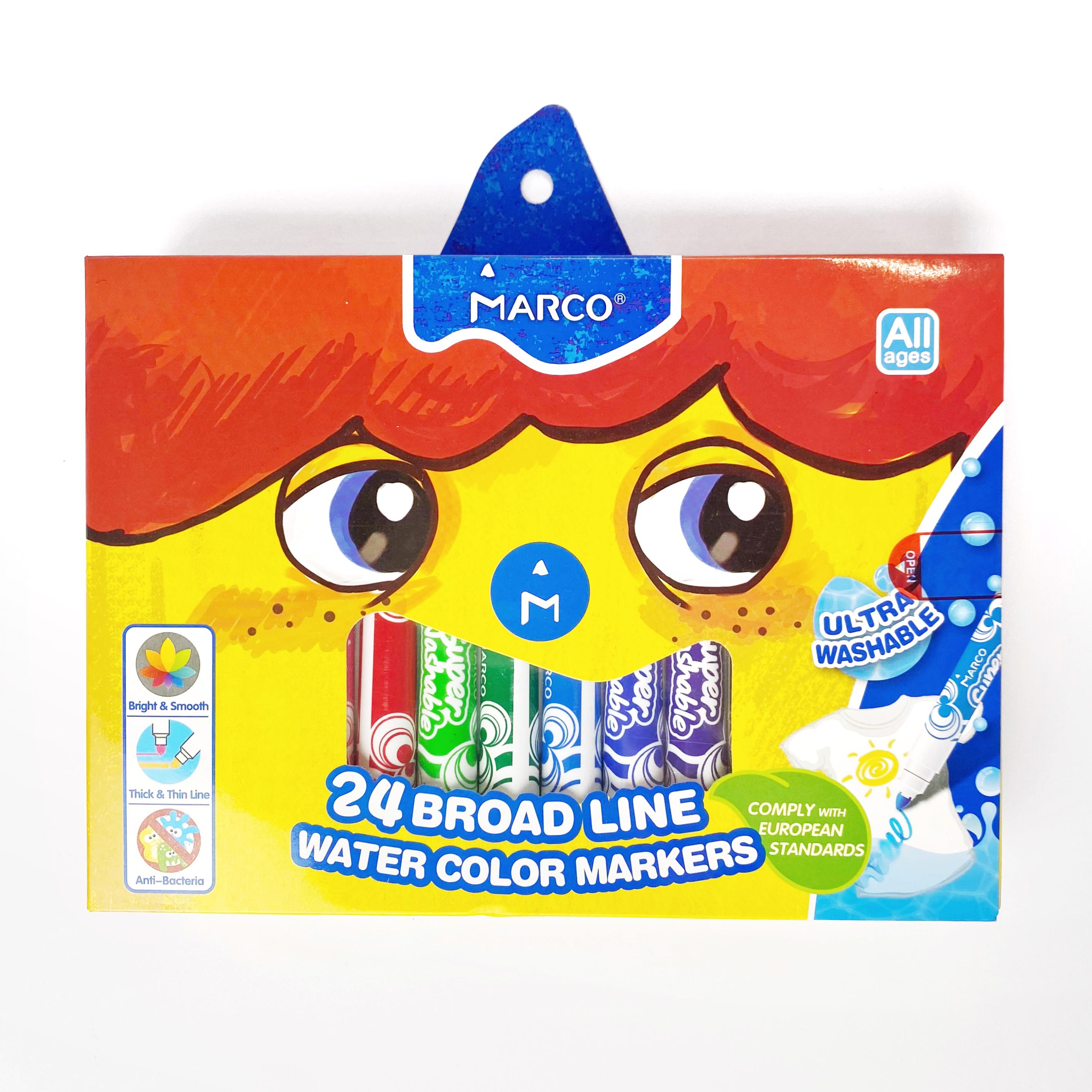 Фломастери Marco Super Washable Jumbo 24 шт. (607111)