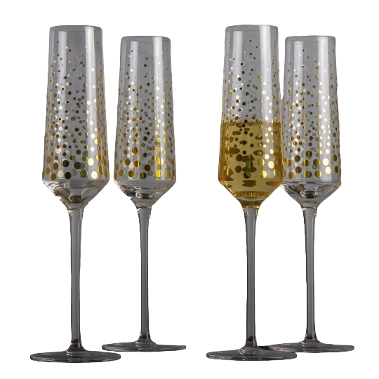 Набір келихів Elisey 9056-010 Бризки шампанського 180 мл 4 шт. (118-81-9056-010) Набір келихів Elisey 9056-010 Бризки шампанського 180 мл 4 шт. (118-81-9056-010)