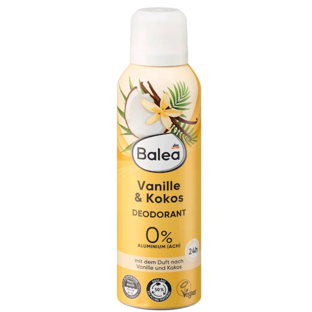 Дезодорант-спрей Balea Vanilla & Coconut з ароматом ванiлi та кокосу 200 мл (EPI-15102025-328)