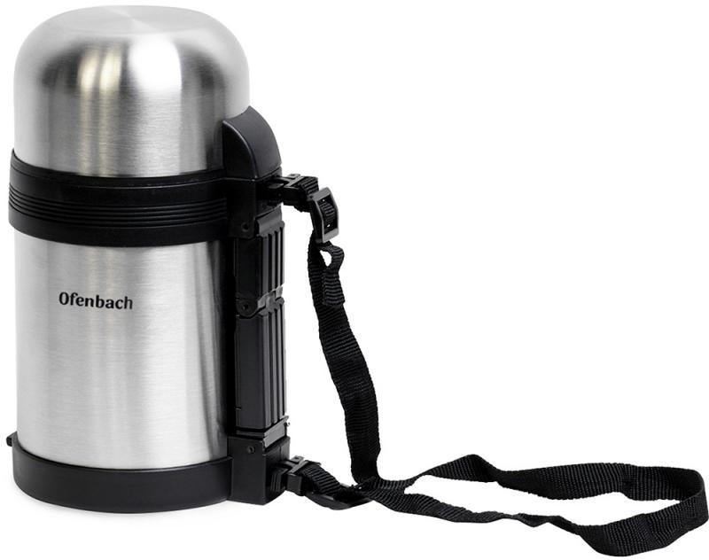 Термос Ofenbach из нержавеющей стали с ремешком 800 мл - фото 2
