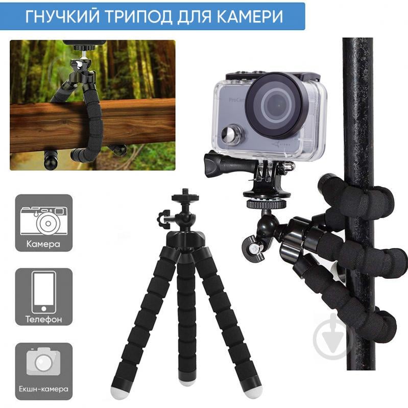 Набір аксесуарів AIRON 25 в 1 в кейсі ACK-2 для екшн-камер GoPro, AIRON, SONY, ACME, Xiaomi, SJCam, EKEN, ThiEYE (69477 - фото 4