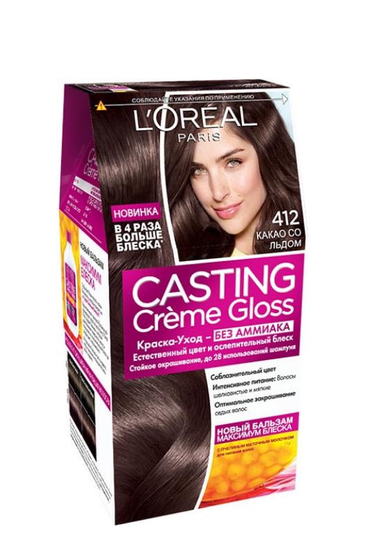 Фарба для волосся L'Oreal Paris Casting Creme Gloss 412 Какао з льодом (18250)
