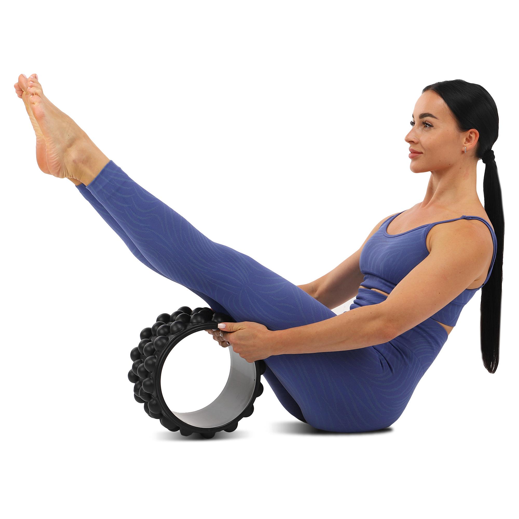 Колесо для йоги Wheel Yoga FI-6205 Чорний (56508191) - фото 3