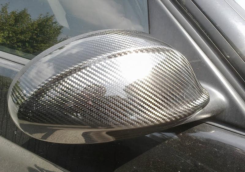 Накладки на зеркала 2005-2008 Omsa Line для BMW 3 серия E-90/91/92/93 2005-2011 гг. натуральный карбон Фактура под карбон