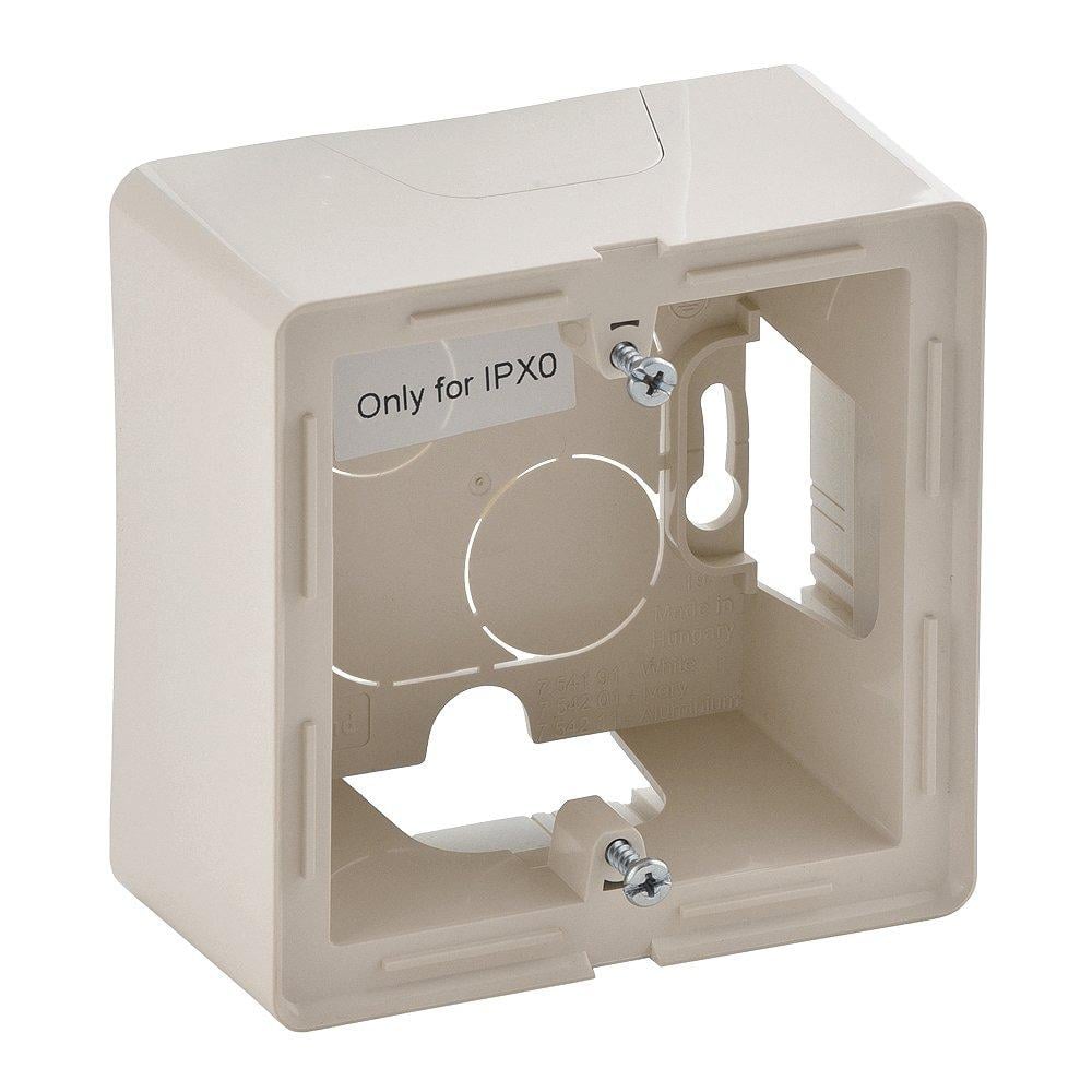 Коробка накладного монтажа Legrand Valena Life на 1 пост 89x89 мм Слоновая кость (754201)