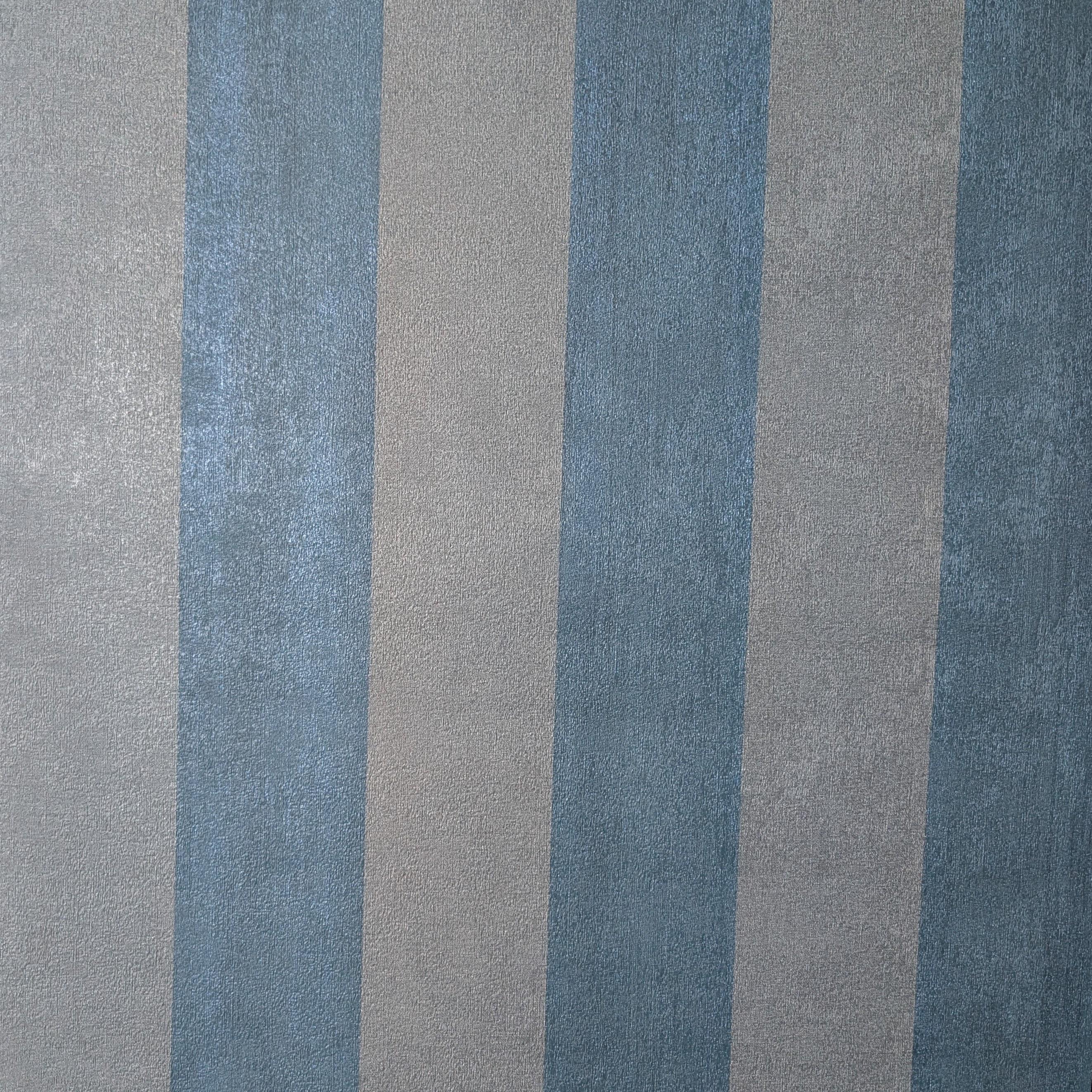 Обои виниловые Decoprint Sherezade SH20024 Полоса на флизелиновой основе 53 см Синий (31119781)