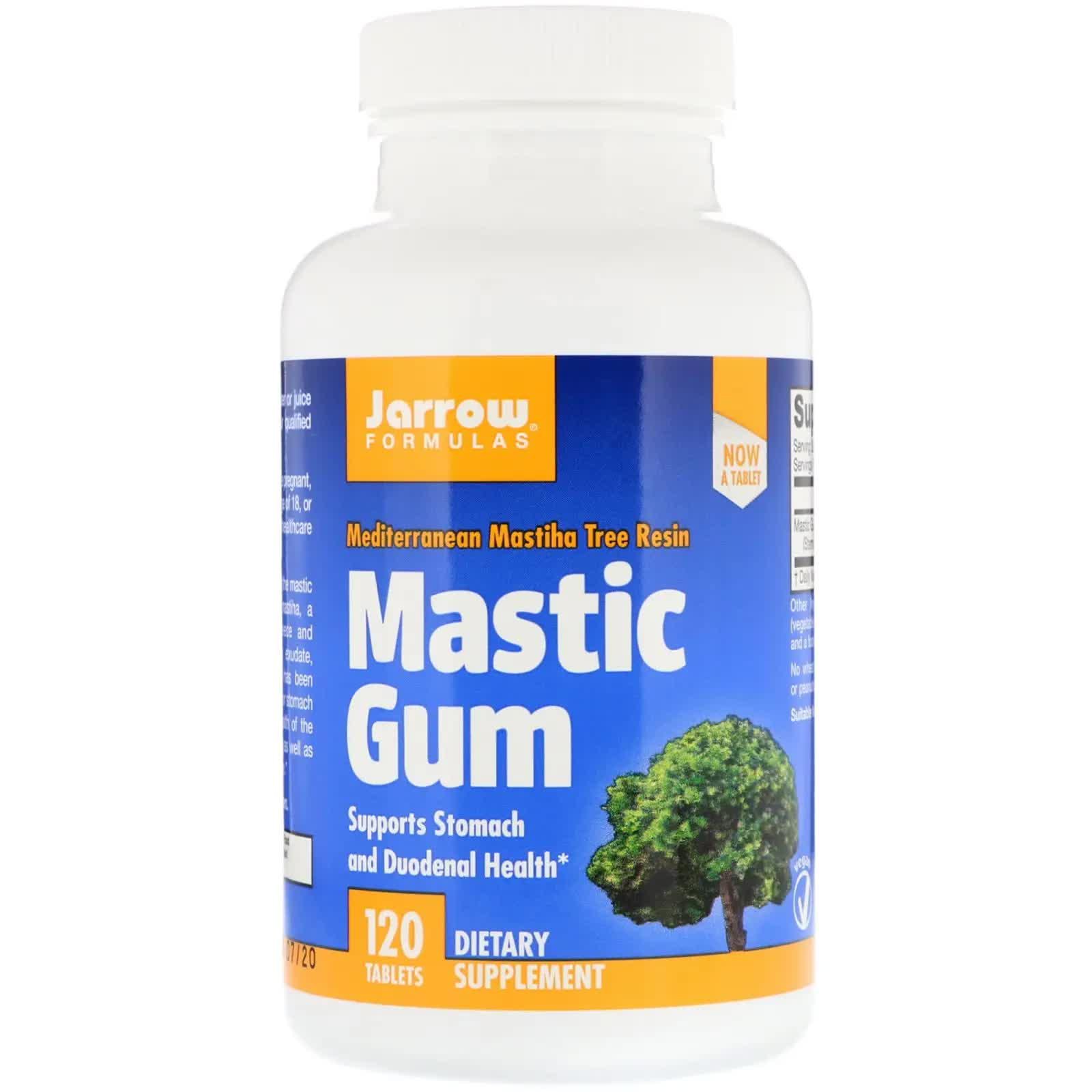 Смола мастикового дерева Jarrow Formulas Mastic Gum 500 mg 120 Tabs