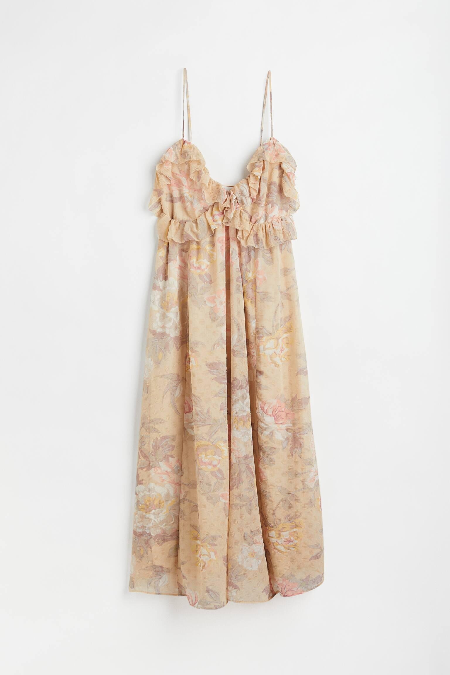 Сукня H&M Квіти L Бежевий (X21031077560)