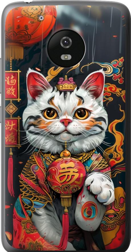 Чехол на Motorola Moto G5 China Cat v2 (6135u-832-42517)