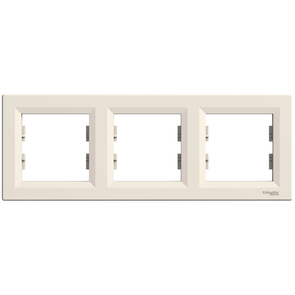 Рамка тримісна горизонтальна Schneider Electric Asfora EPH5800323 (2983439603) Рамка тримісна горизонтальна Schneider Electric Asfora EPH5800323 (2983439603)