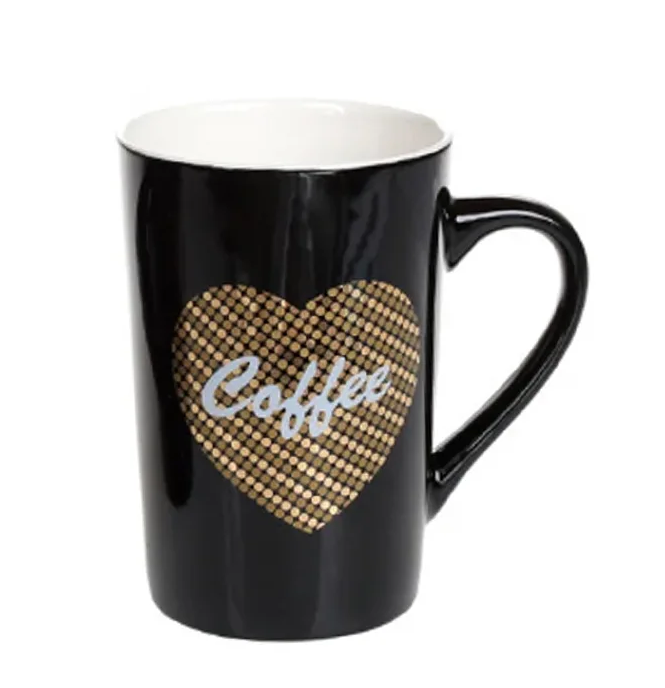 Чашка фарфоровая Flora Love Coffee 0,4 л 32026