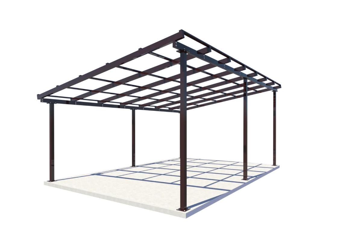 Навес односкатный Shelter Standart 7х5 м