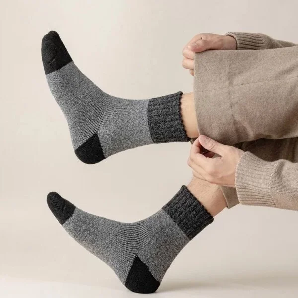 Набор носков мужских р. 40-44 Разноцветный (C01264-1) - фото 5 Набор носков мужских р. 40-44 Разноцветный (C01264-1) - фото 5