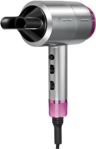 Фен MPM MSW-22, серый/розовый, 1800W, 2 скорости, 3 режима, ионизация, концентратор, защита от перегрева Фен MPM MSW-22, серый/розовый, 1800W, 2 скорости, 3 режима, ионизация, концентратор, защита от перегрева