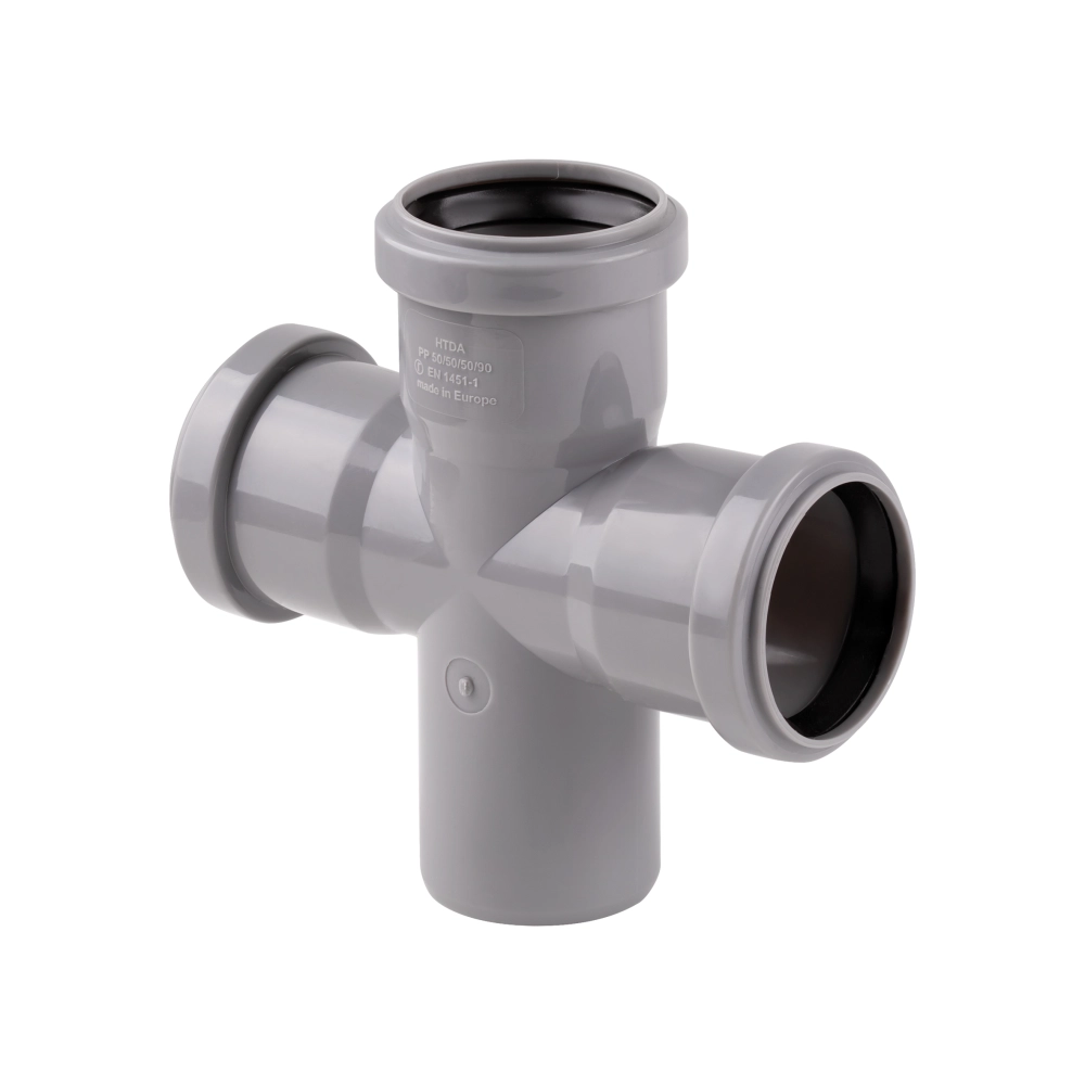 Крестовина PPR TA Sewage 90° 50х50х50х50 мм (FRRS00005883) - фото 2 Крестовина PPR TA Sewage 90° 50х50х50х50 мм (FRRS00005883) - фото 2