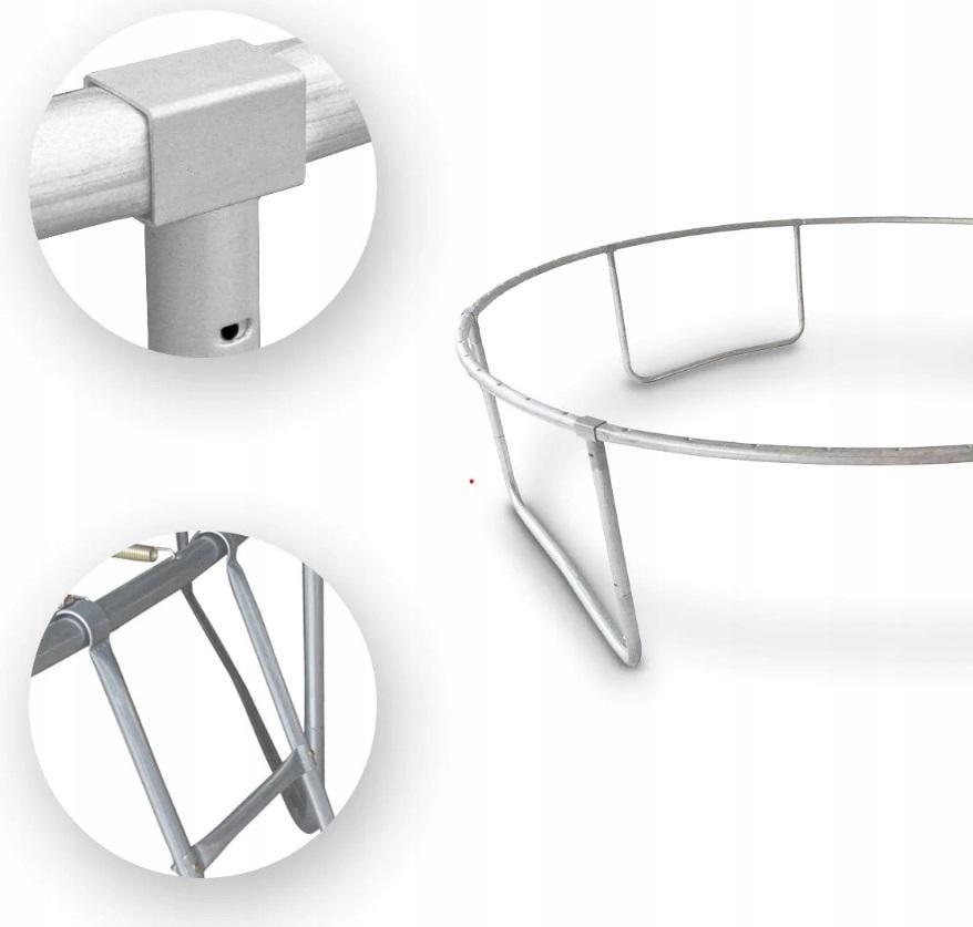 Батут Outtec Pumpkin з внутрішньою сіткою 12 футів 374 см Чорно-сірий (426762) - фото 6 Батут Outtec Pumpkin з внутрішньою сіткою 12 футів 374 см Чорно-сірий (426762) - фото 6