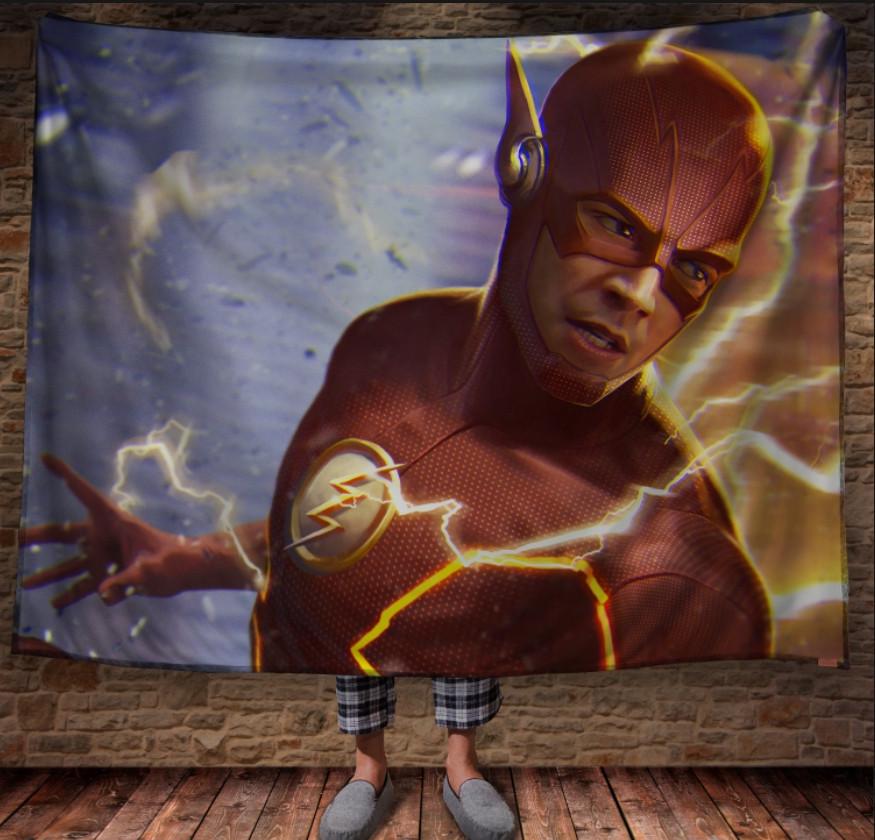 Плед с 3D принтом Флеш 150x200 см (epi_1704)