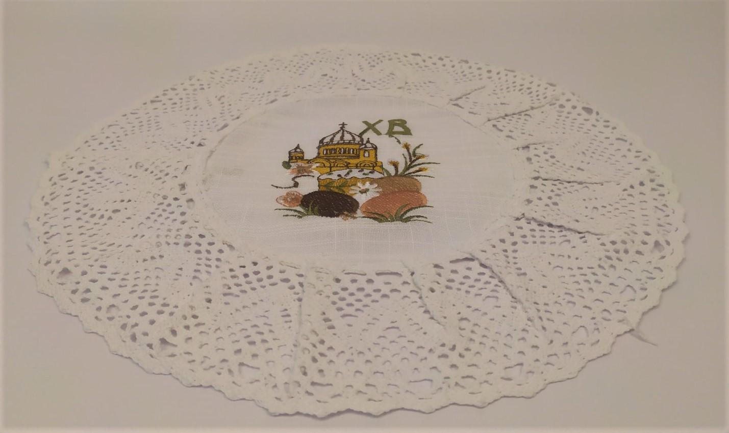 Салфетка пасхальная Easter Holiday D-35 Linen White (CN15594)