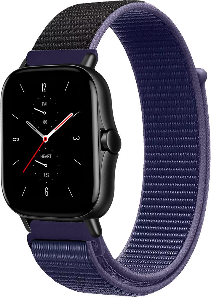 Ремешок нейлоновый Sport Loop для Amazfit GTS 2 Midnight Blue (28264-4D)