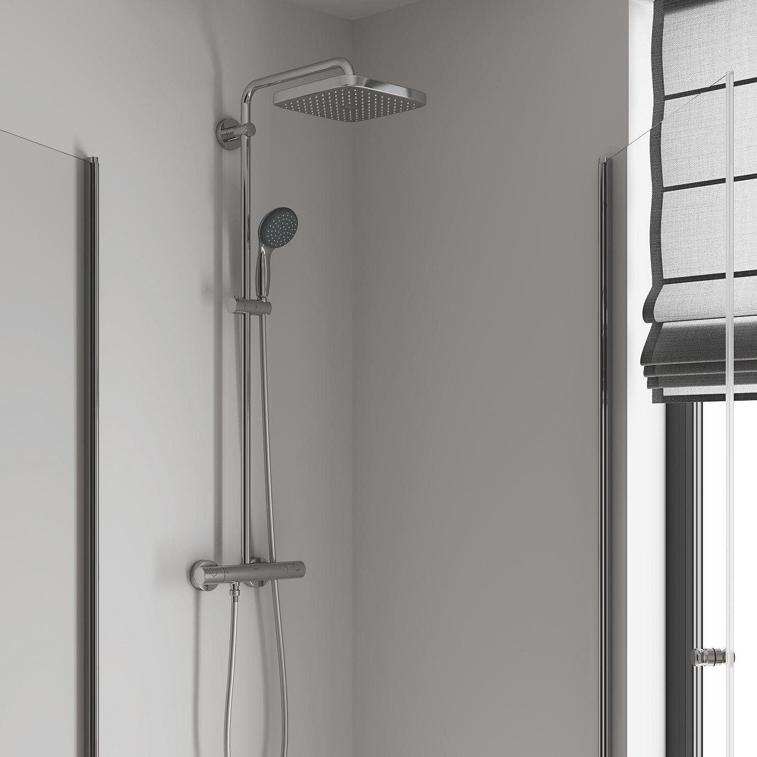 Душова система з термостатом Grohe QuickFix Vitalio Start 26697000 CV030605 Хром (159181) - фото 8