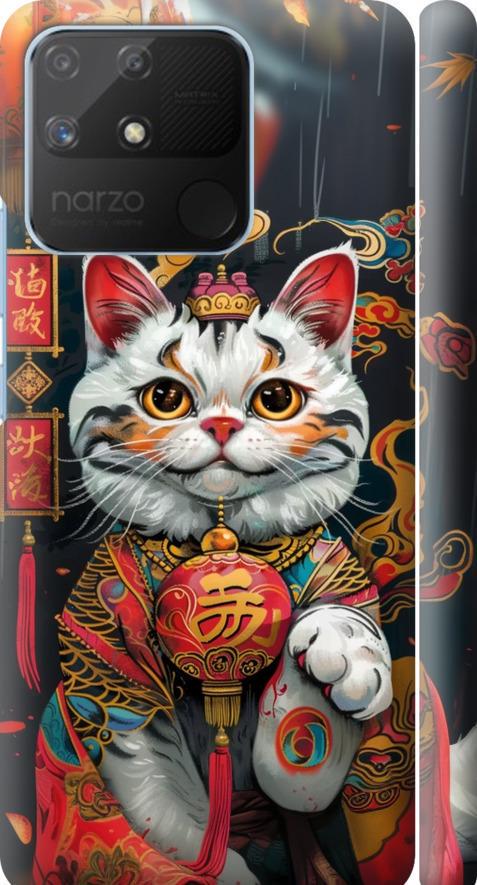 Чехол на Realme Narzo 50A China Cat v2 (6135m-2514-42517)