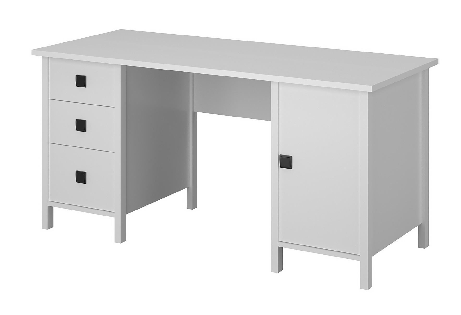 Стол письменный с 2 тумбами VMV holding Марокко 155х65х76 Белый (83971)