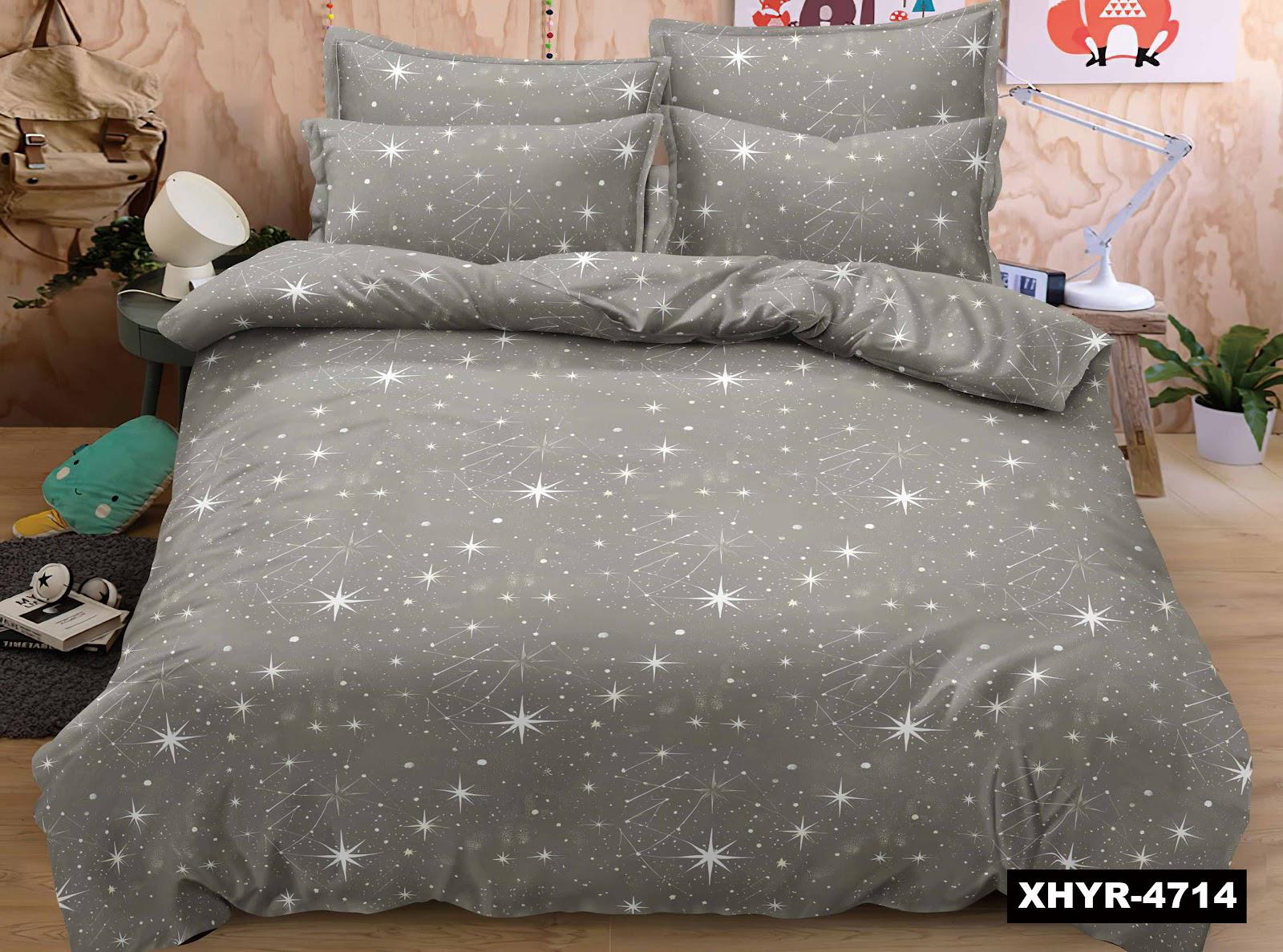 Комплект постільної білизни байка євро 200x220 см Сірий (4714)