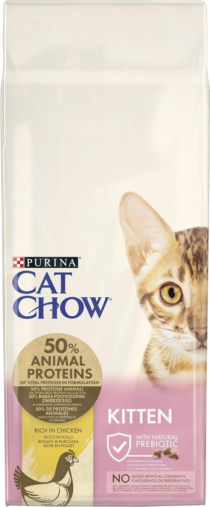 Сухой корм для котят Purina Cat Chow Kitten с курицей 15 кг (5997204514028)