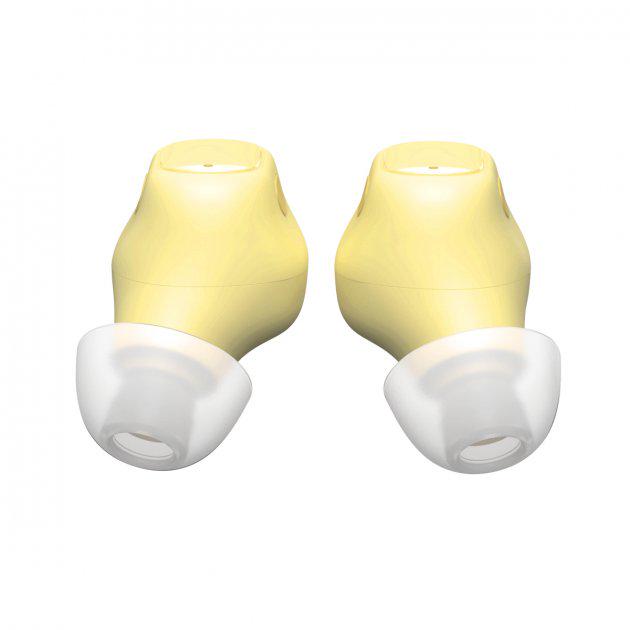 Навушники BLUETOOTH BASEUS Encok True Wireless Earphones WM01 5Hours, BT5.0, 40mAh/300mAh| (NGWM01-0Y) yellow - фото 7