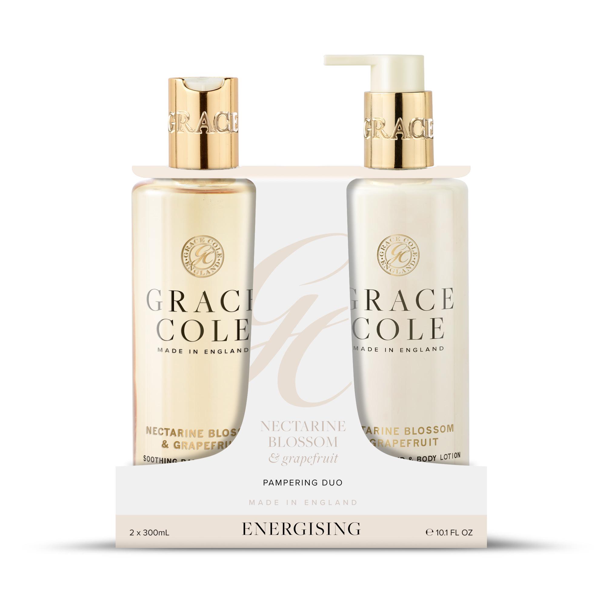 Набор для тела GRACE COLE Nectarine Blossom & Grapefruit Duo гель 300 мл/лосьон 300 мл (60474)
